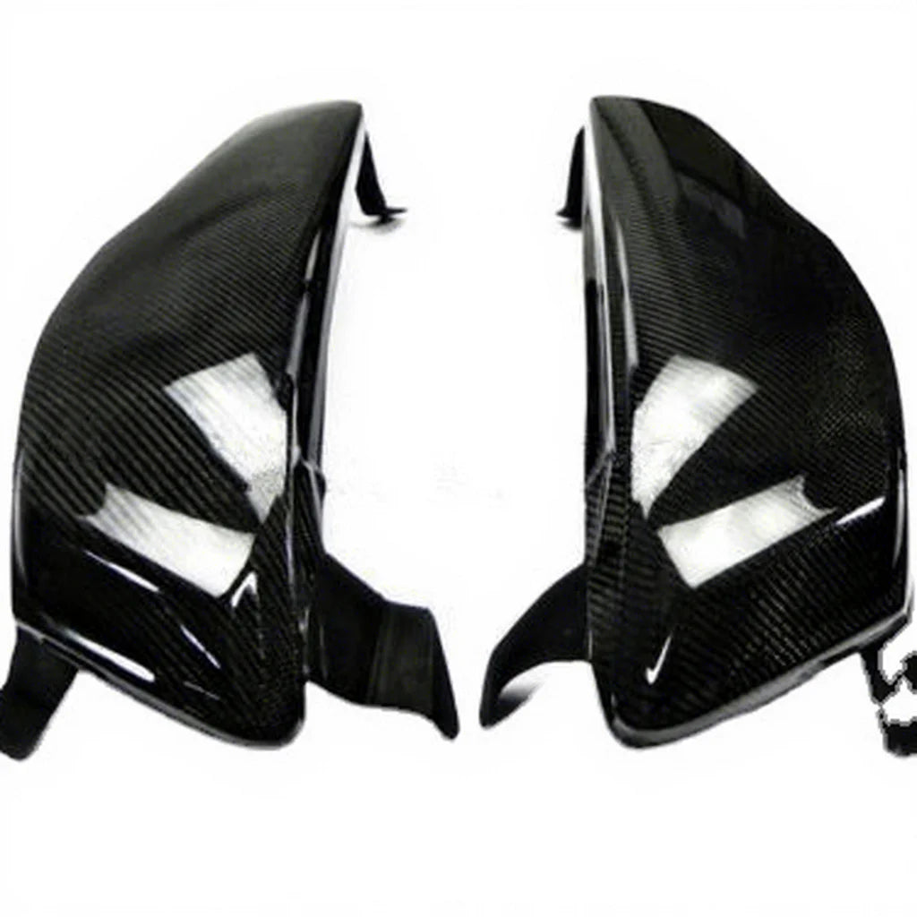 Carbon Fiber Car Headlight Block Out Off Panel (Pair) for Lancer Evolution EVO 10 X