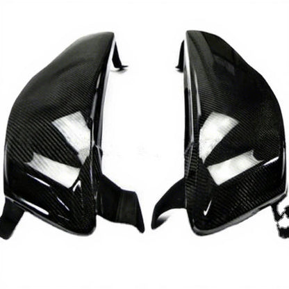 Carbon Fiber Car Headlight Block Out Off Panel (Pair) for Lancer Evolution EVO 10 X