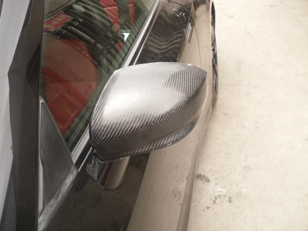 2008-2013 Nissan Skyline R35 GTR Side Mirror Cover Set Includes 2 Pieces