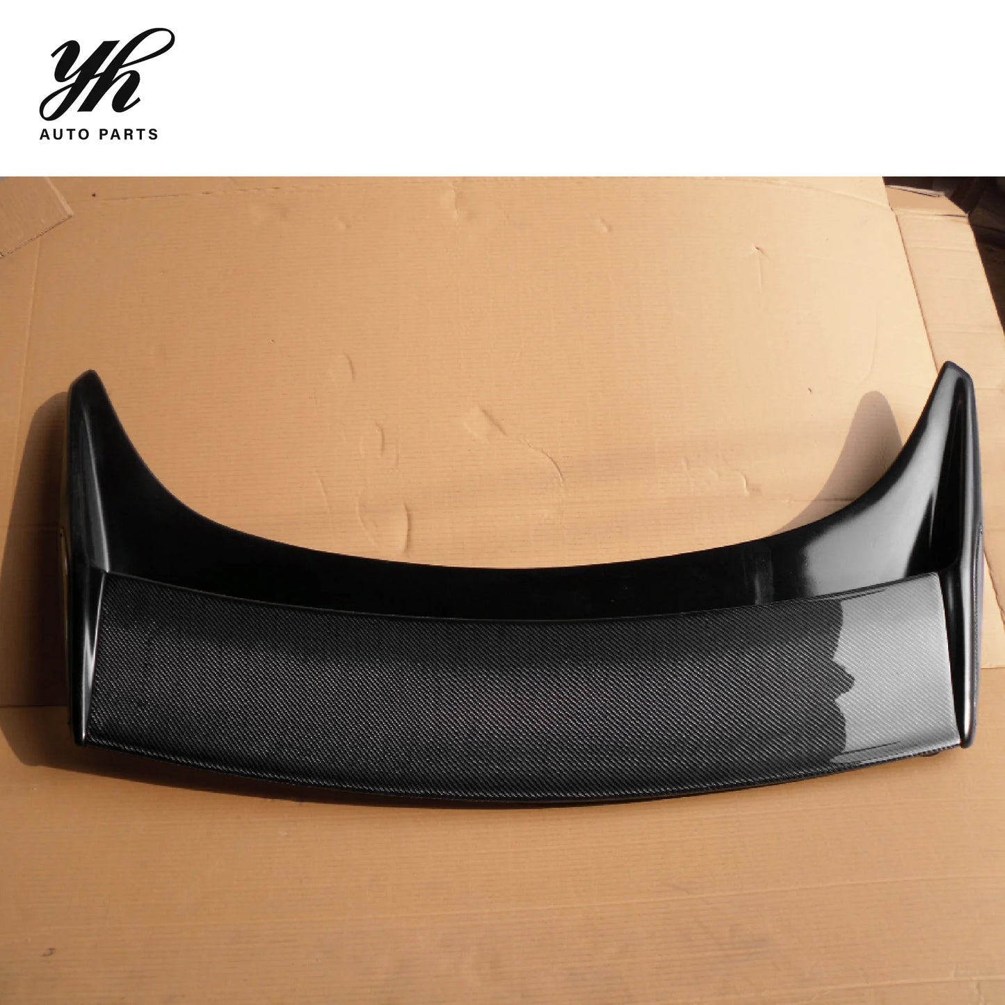 For 2002-2008 350Z Z33 VS3 Style Single Deck High Gloss Carbon Fiber Rear Trunk Spoiler Blade W/ Base