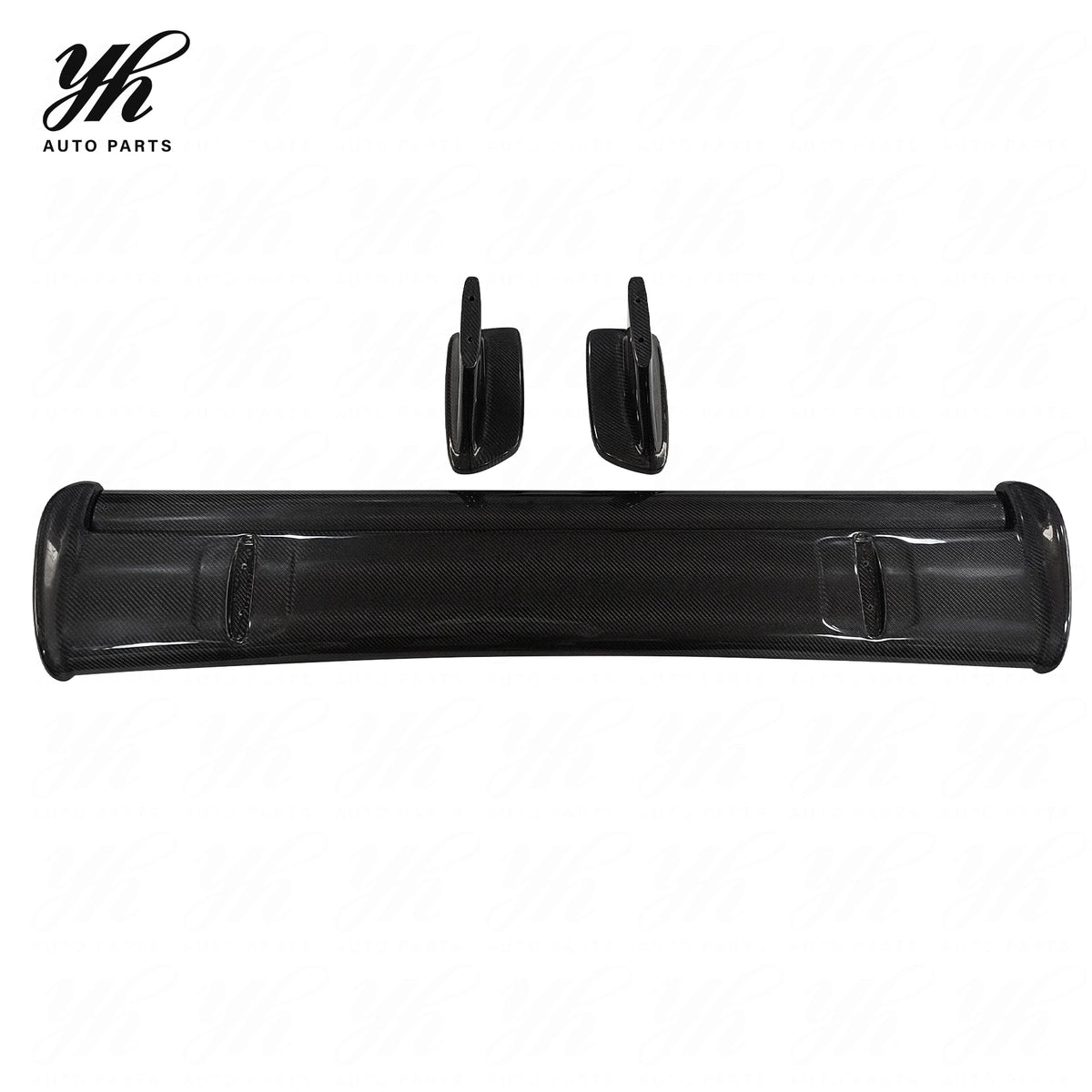 Universal GT Wing Rear Spoiler Carbon Fiber CF Blade FRP Base for Nissan Skyline R32 R33 R34 GTT GTS Drift Tuning