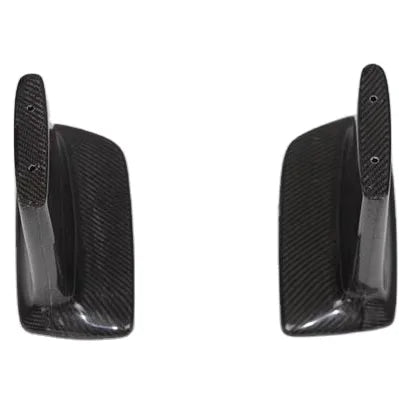 Skyline BNR34 R34 GTR Jun Carbon Fiber Rear Spoiler Base Leg (20.5cm) Black 3k Twill Weave High Gloss