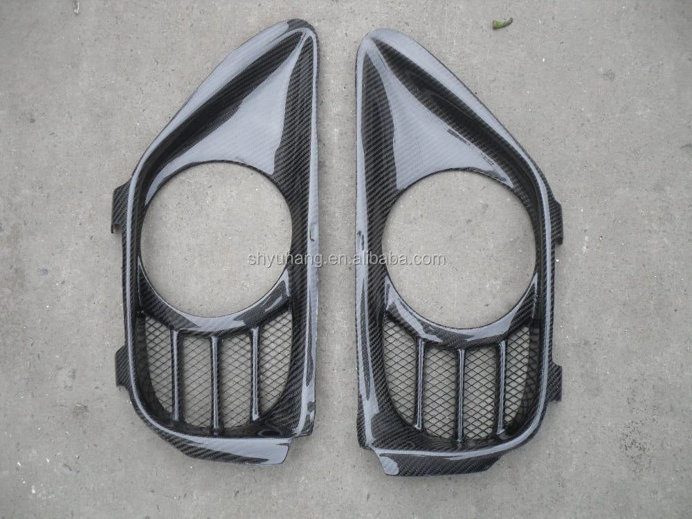 High Quality for Skyline R35 GTR Exhaust MCR Style Surround (pair) CF Carbon Fiber