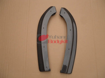 Carbon Fiber Evolution EVO 9 MR RB DAMD Rear Bumper Extension Spat (Pair) CF