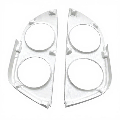 Fog Lamp Cover (pair) CF for Skyline R33 Spec 2 GTS OEM Style Carbon Fiber