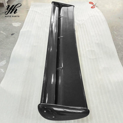 Yuhang High Quality Black High Polished Rear Spoiler CF Blade FRP Base for Skyline GT-R R32/R33/R34/GT-R GTT GTS G35