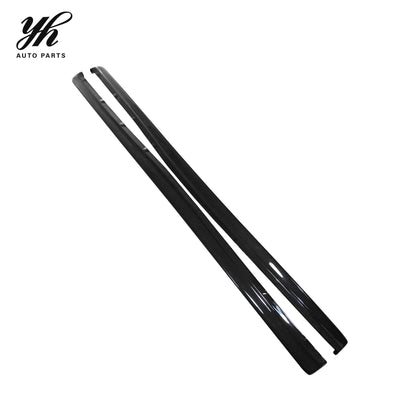 FRP Glass Fiber & Carbon Fiber Black Left for RX7 Fd3s Side Skirt Extension (Pair) 1992-1997