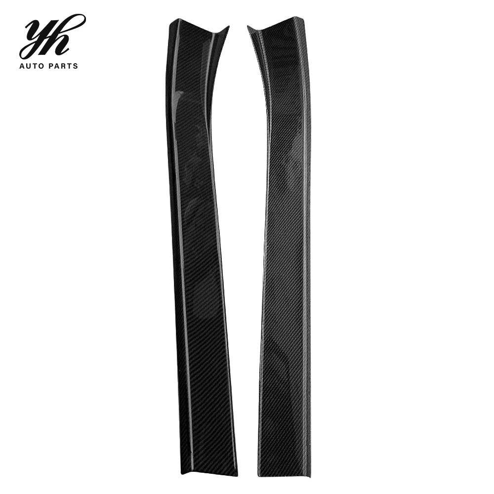 Hot Selling Door Sill Plate Step Panel Kick 2pcs Black Brand for 2002-2008 350Z Z33 Fairlady VQ35 Carbon Fiber