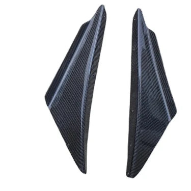 For Evolution 8 OEM Style Carbon Fiber Front Bumper Canard 2pcs