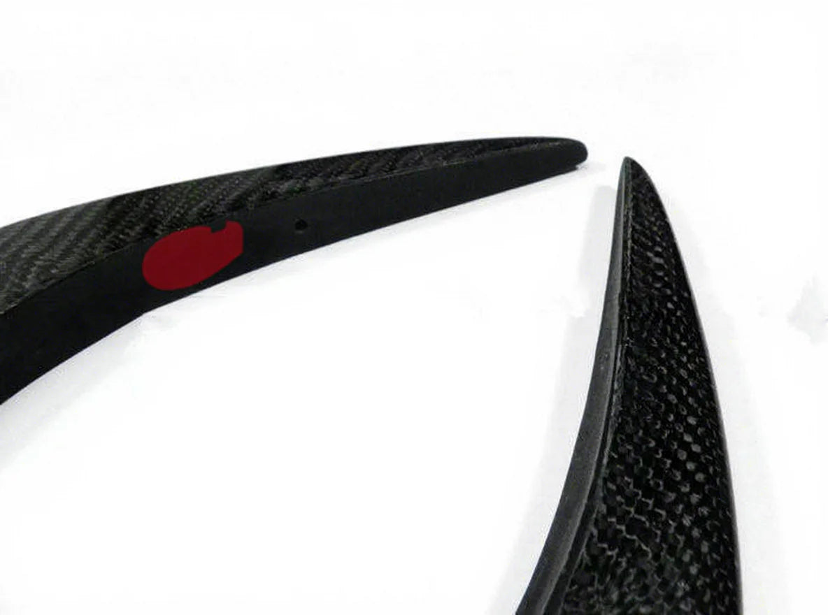 Yuhang Auto Select Style Carbon Fiber Front Bumper Canards Splitter Flaps for 2009-2011 Nissan Skyline GT-R R35 One Pair