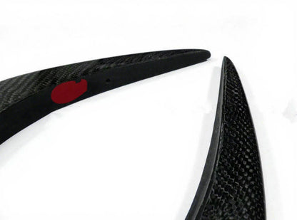 Yuhang Auto Select Style Carbon Fiber Front Bumper Canards Splitter Flaps for 2009-2011 Nissan Skyline GT-R R35 One Pair