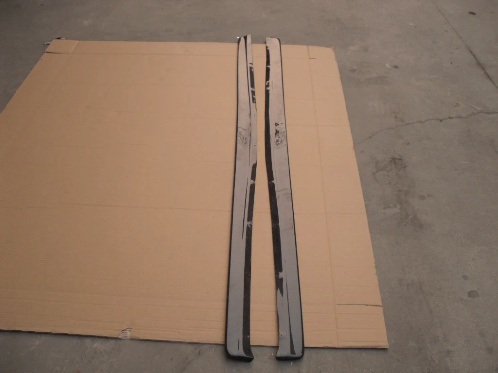 For Evolution EVO 7 8 9 DAMD Side Skirt EXTENSION (Pair) CF Carbon Fiber