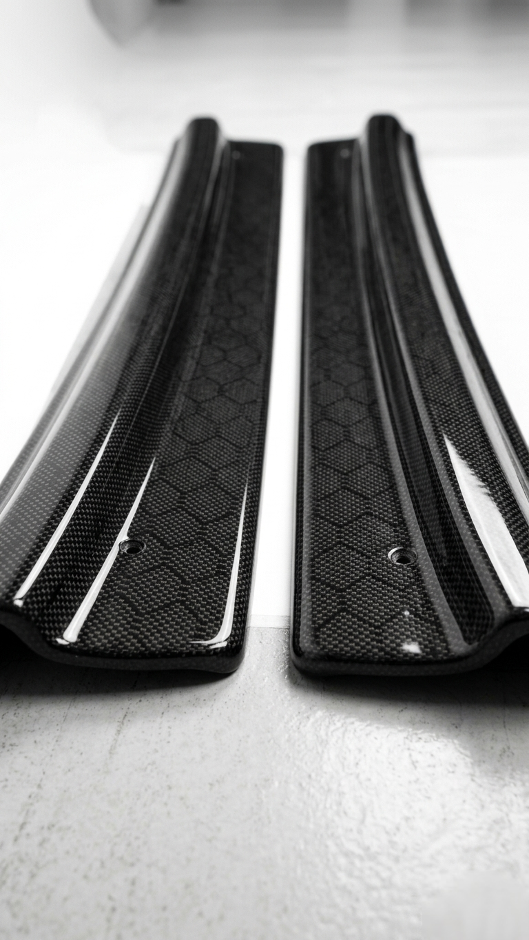 Premium Carbon Fiber / FRP Door Sill Guards for Mazda RX-7 FD3S (1991-2002)