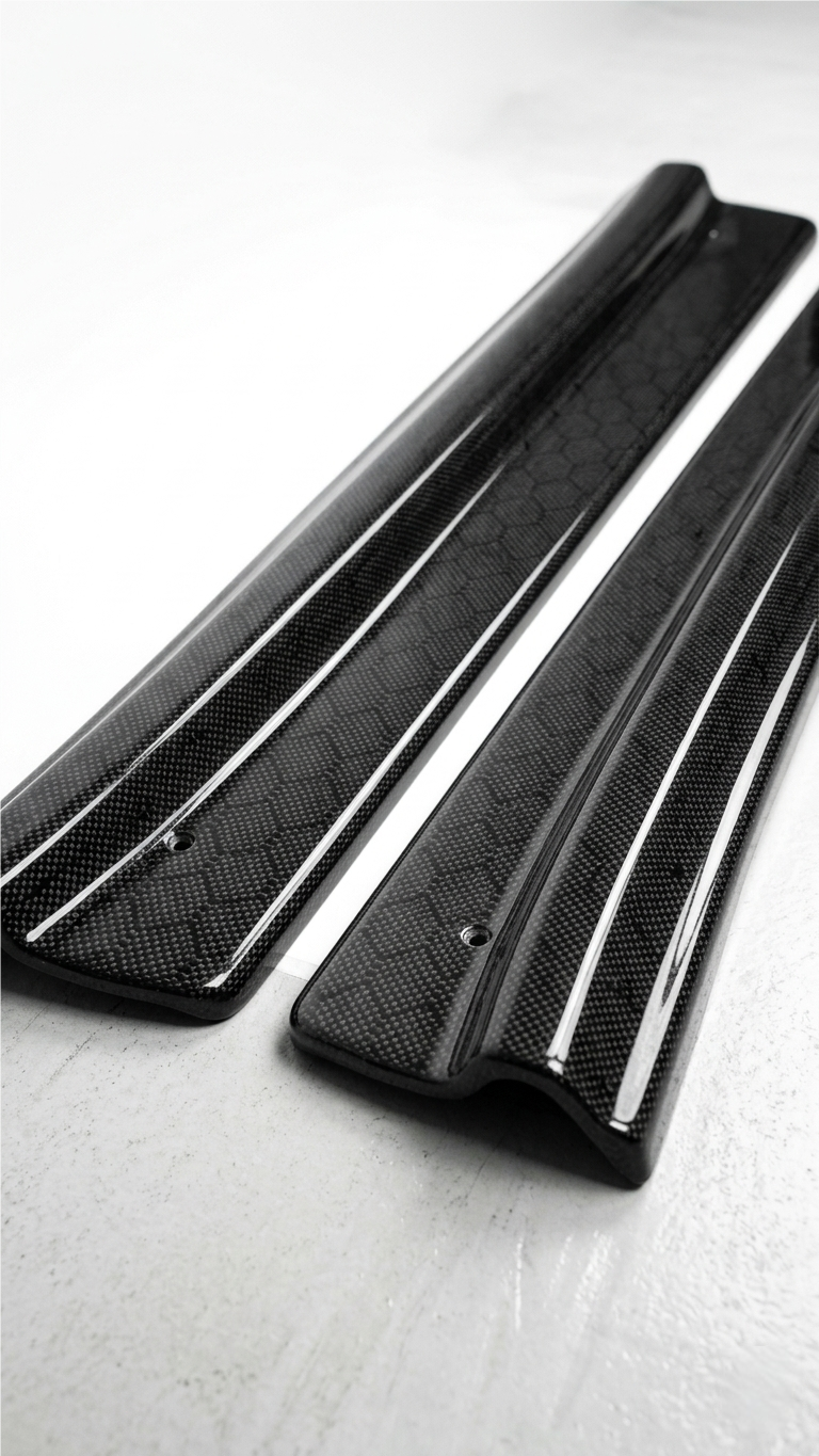 Premium Carbon Fiber / FRP Door Sill Guards for Mazda RX-7 FD3S (1991-2002)